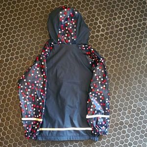 Girls Raincoat - 5t - Polka-dot Lightweight jacket
